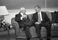 David A. Bednar and Gordon B. Hinkley