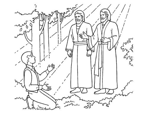 Det første syn: Joseph ser Gud Faderen og Jesus Kristus