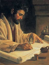 Luke writing