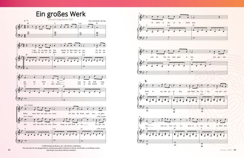 Ein großes Werk: Lied zum Leitgedanken 2021