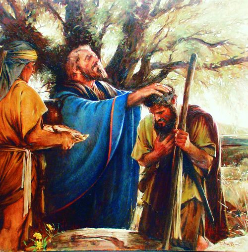 Melchisedec benedice Abrahamo