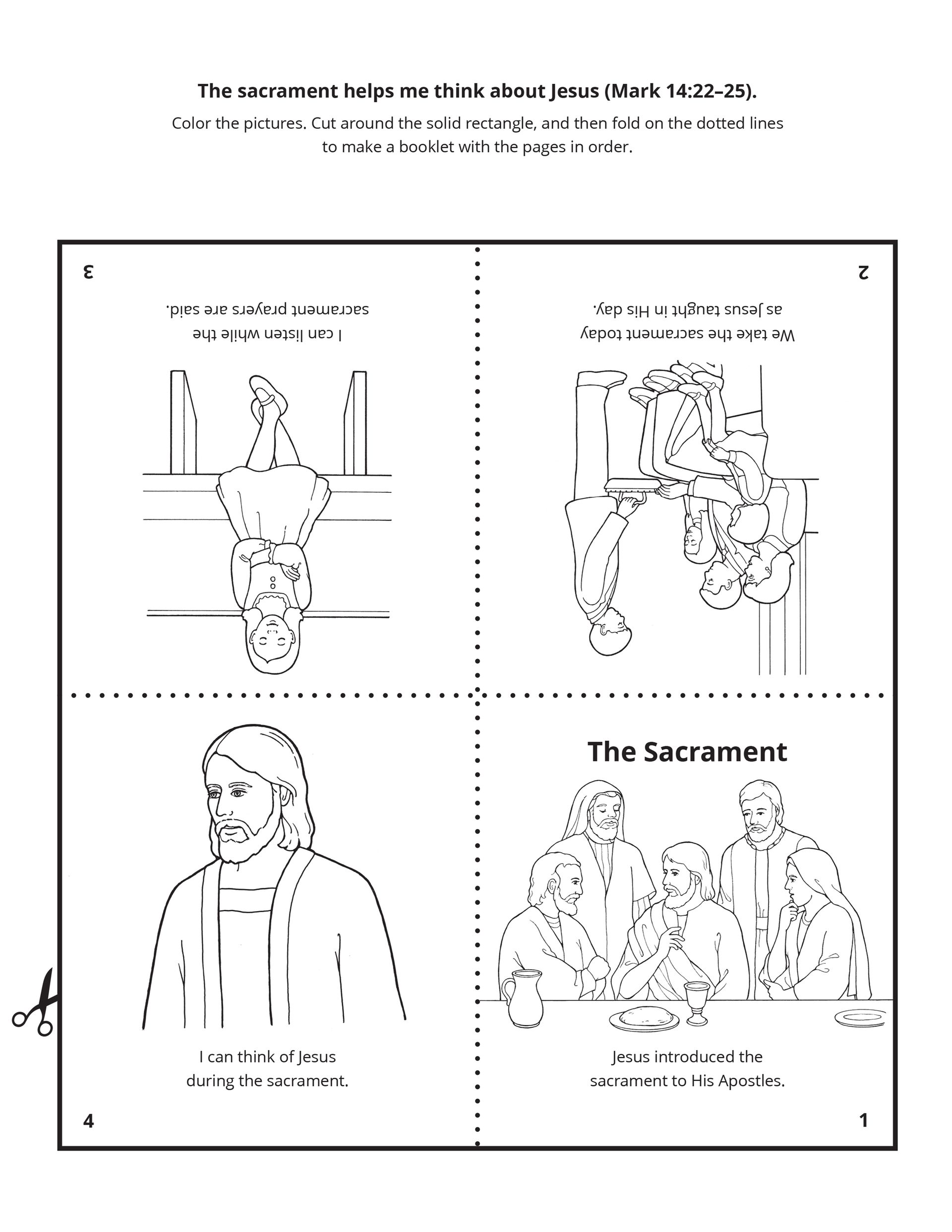 A booklet about the sacrament.