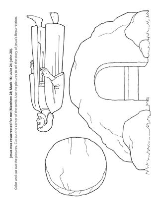 Primary activity page: Jesus was resurrected for me