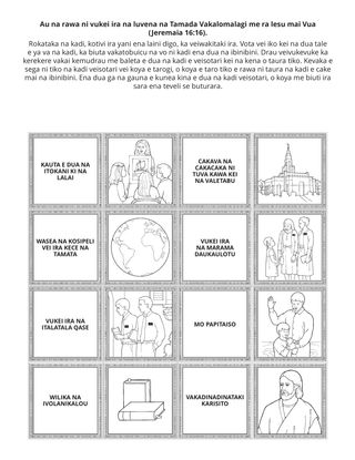 tabana ni itaviqaravi: Au rawa ni vukei ira na luvena na Tamada Vakalomalagi me ra lesu mai Vua