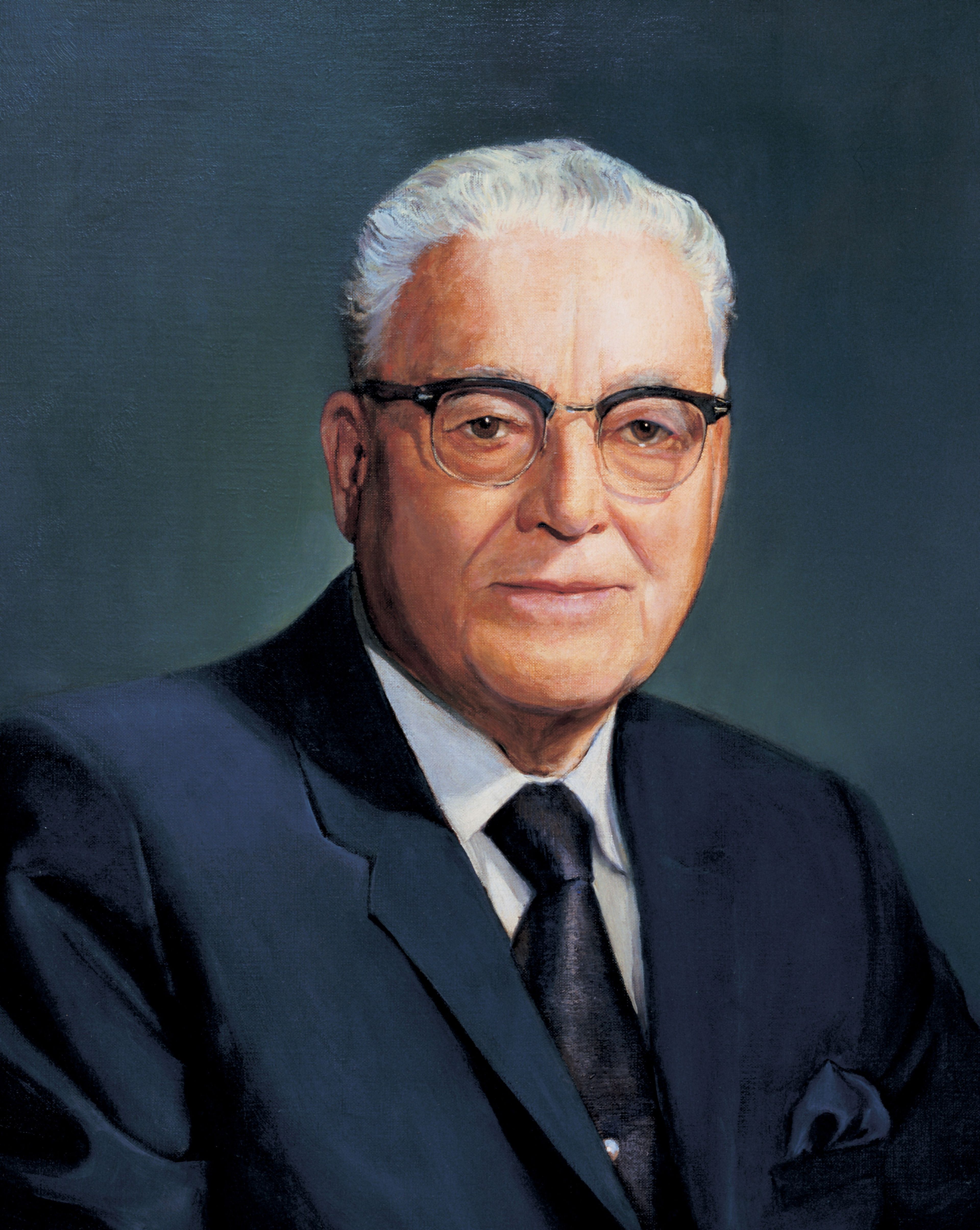 Harold B. Lee, by David Ahrnsbrak; GAK 516; Our Heritage, 123–24. President Harold B. Lee served as the 11th President of the Church from 1972 to 1973.