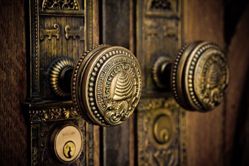 doorknobs to the temple
