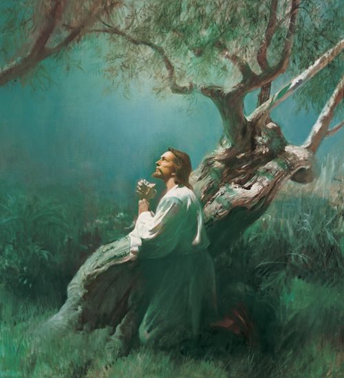 Jezus bidt in Gethsémané (Christus in Gethsémané)