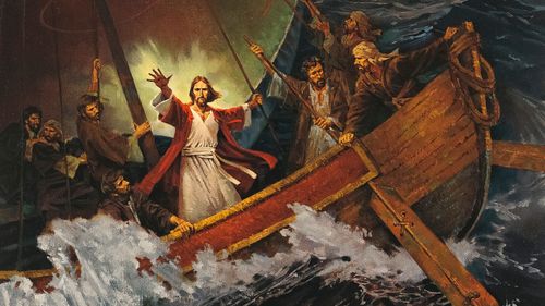 Jesús calmando la tempestad