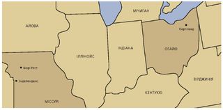 карта північно-східної частини Сполучених Штатів