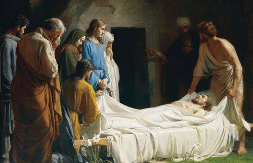 「キリストの埋葬」 by Carl Heinrich Bloch