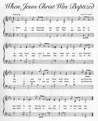Music, When Jesus Christ Was Baptized
