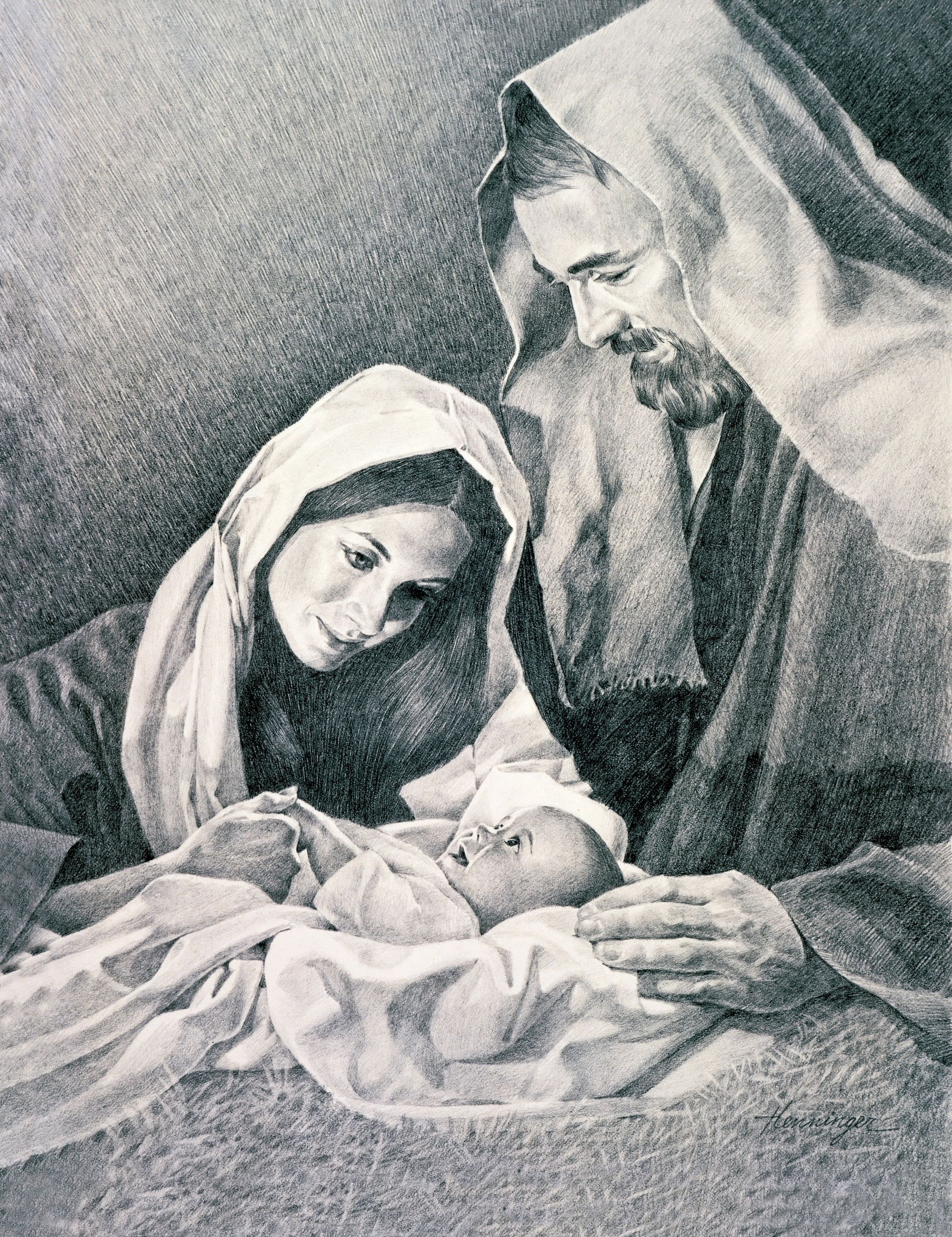The Nativity, by Ted Henninger (62495); GAK 201; Primary manual 1-16; Primary manual 2-06; Luke 2:7