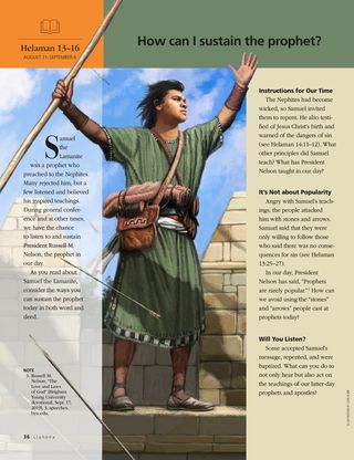 How can I sustain the prophet