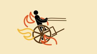  Elijah Power and Authority, riding the chariot