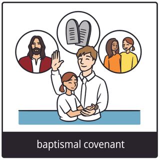 baptismal covenant gospel symbol