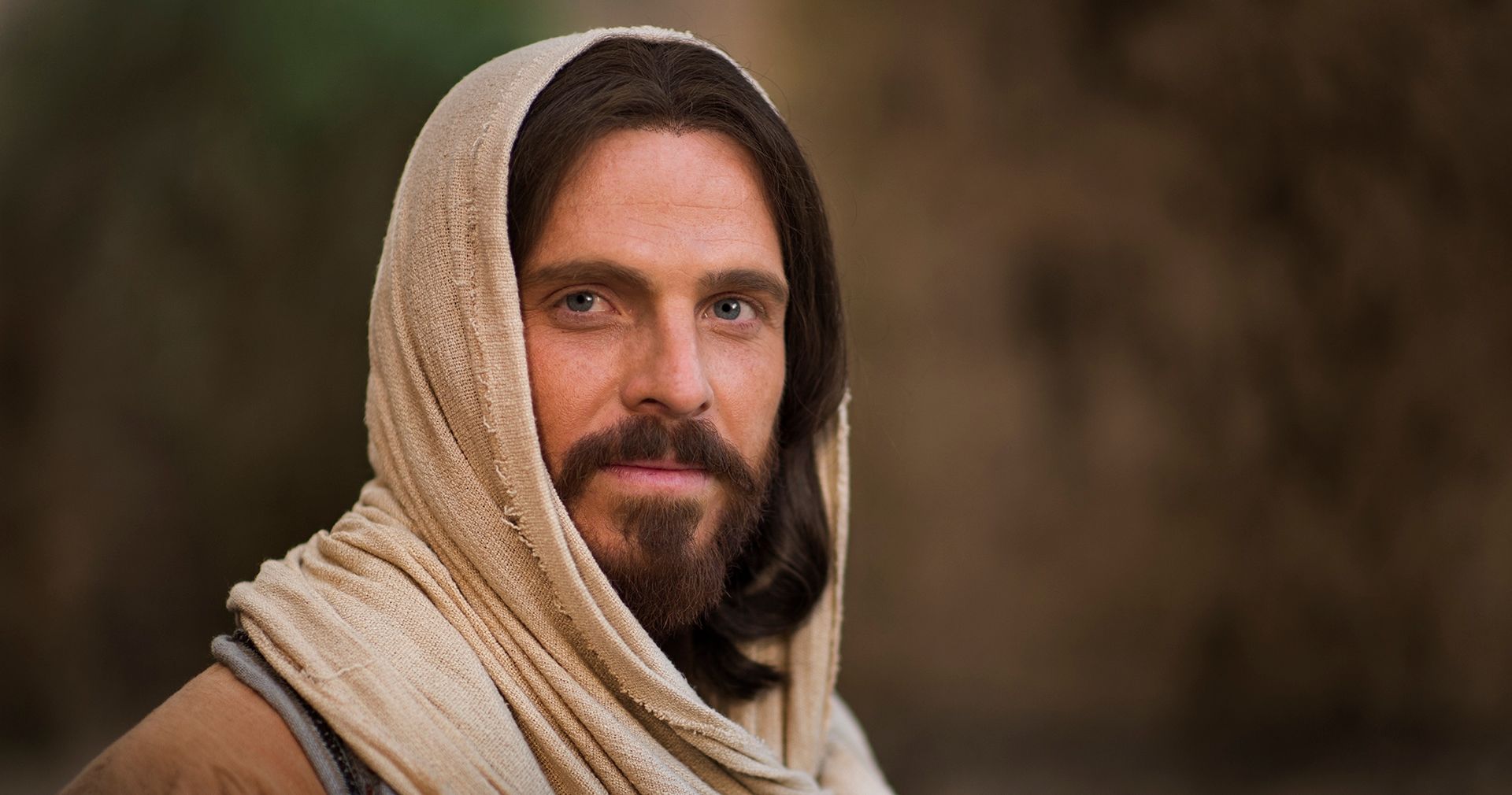 Portrait of actor portraying Jesus Christ