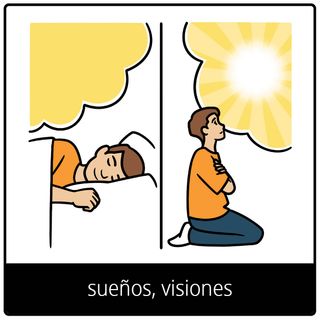 símbolo del Evangelio de sueños, visiones