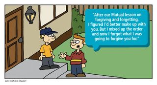 two boys at doorstep