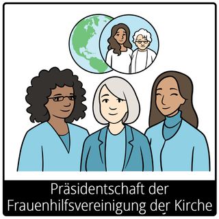 Symbol für Evangeliumsbegriff: Präsidentschaft der Frauenhilfsvereinigung der Kirche