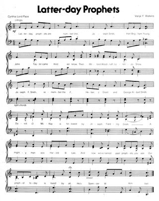 Music, Latter-day Prophets