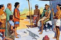 Zeniff and his people find Lamanites