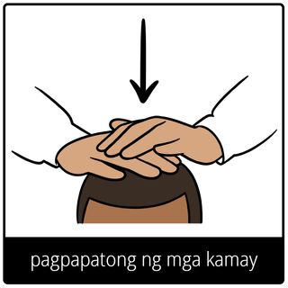 simbolo ng ebanghelyo para sa pagpapatong ng mga kamay