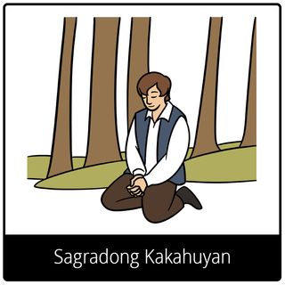 simbolo ng ebanghelyo para sa Sagradong Kakahuyan