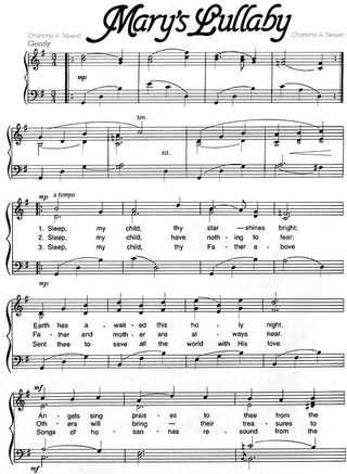 Music, Mary’s Lullaby