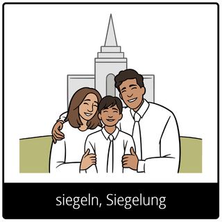 Symbol für Evangeliumsbegriff: siegeln, Siegelung