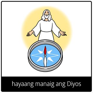 simbolo ng ebanghelyo para sa hayaang manaig ang Diyos