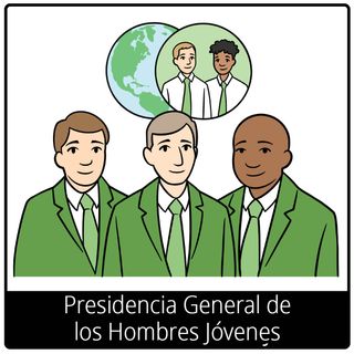 símbolo del Evangelio de Presidencia General de los Hombres Jóvenes