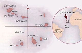 Map of Cape Verde