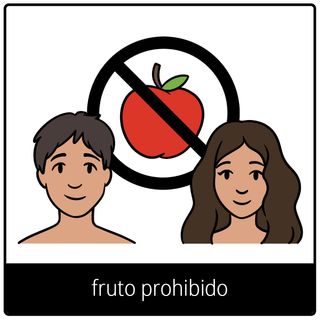 símbolo del Evangelio de fruto prohibido