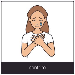 Símbolo del Evangelio de contrito