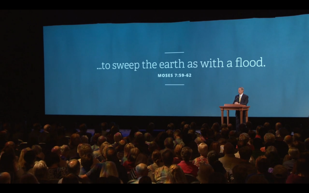 To Sweep the Earth as with a Flood presentation overview