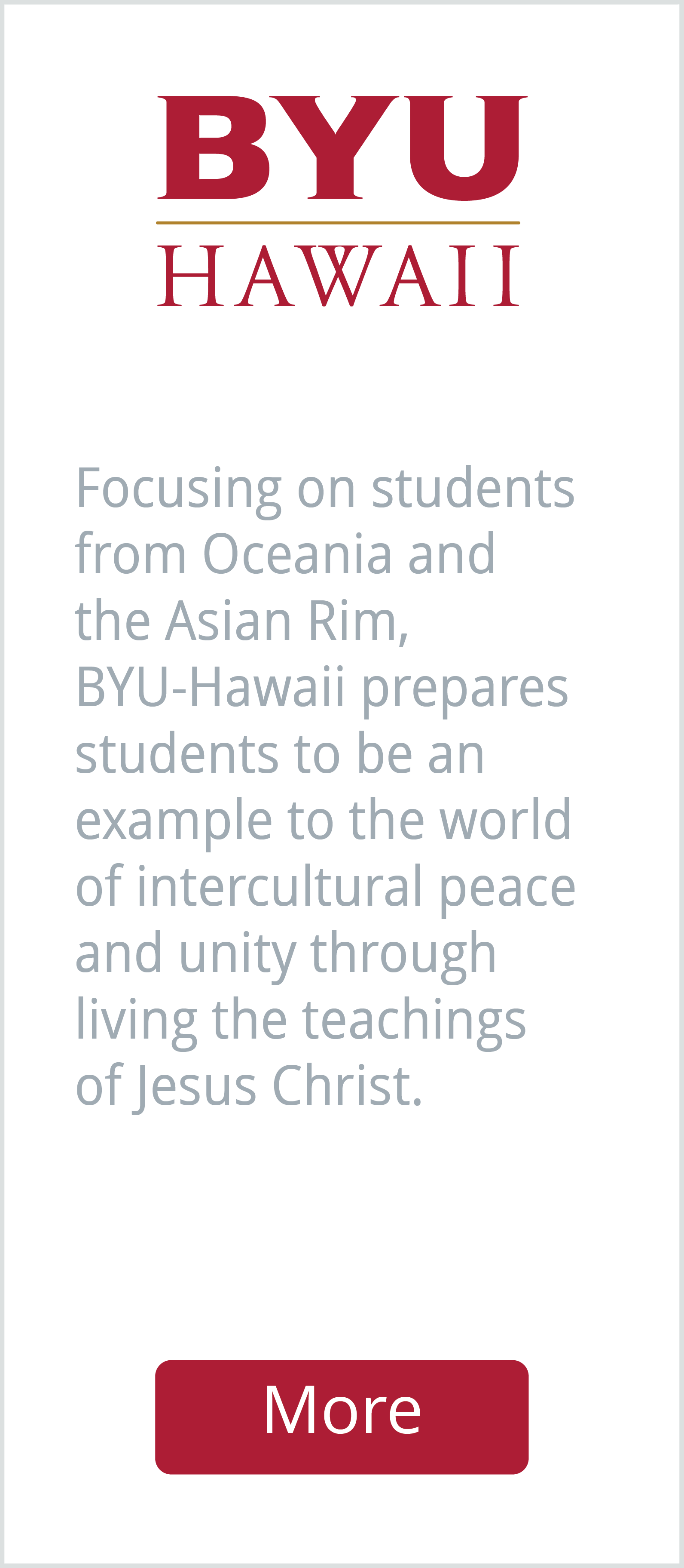 BYU Hawaii logo